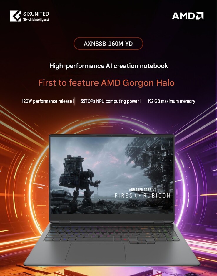 Laptops mit AMD Gorgon Halo werden mit bis zu 192GB Arbeitsspeicher erhältlich sein
