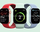 Die Apple Watch Series 7 soll ein überarbeitetes Design mit flacheren Kanten und neuen Farben erhalten. (Bild: Jon Prosser / Ian Zelbo)
