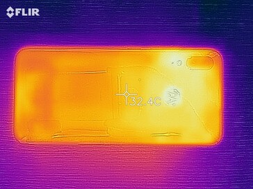 Motorola Moto E6 Plus, Thermal Image