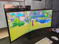 Der Odyssey G7 ist kein OLED (Bildquelle: Notebookcheck)