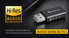 Sharkoon Gaming DAC Pro S: Mini-USB-Soundkarte für 30 Euro.