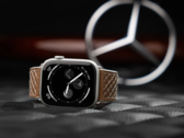 Das neue BandWerk Sondereditions-Armband "Gran Turismo" für die Apple Watch besteht aus dem Leder eines 1984er Mercedes-Benz 380 SL. (Bild: BandWerk)