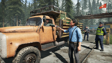 Eine Kontrolle in Contraband Police.