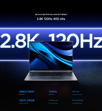 Display-Spezifikationen des Lecoo Pro 14 Core Edition, maschinell übersetzt.