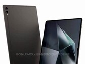 Das Samsung Galaxy Tab S10 Ultra erhält offenbar nur kleinere Design-Anpassungen. (Bild: @OnLeaks / Android Headlines)