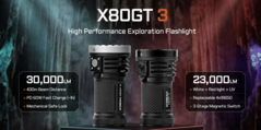 Die X80GT 3 ist eine neue Taschenlampe im Sortiment von Acebeam