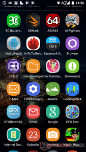 Vorhandene Programme Benchmark- und Test-Apps