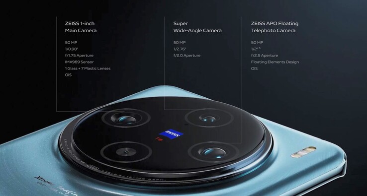 Das Vivo X100 Pro überzeugt vor allem durch seine drei Kameras, insbesondere das lichtstarke Zeiss Apo Telefoto mit Floating-Lens.