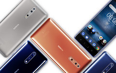 Das Nokia 8 kommt in fröhlichen Farben ab 6. September um 579 Euro in den Handel.