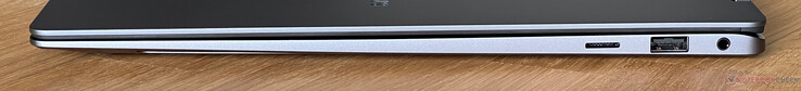 Rechts: microSD-Kartenleser, USB-A 3.2 Gen.1 (5 Gbit/s), 3,5-mm-Audio
