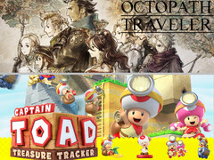 Spielecharts: Octopath Traveler und Captain Toad: Treasure Tracker auf der Nintendo Switch top.