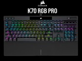 Lasset die Spiele beginnen: Das Corsair K70 RGB Pro Mechanical Gaming Keyboard mit Cherry MX-Schaltern ist ein Profi-Alubrett mit Beleuchtung zum Zocken.