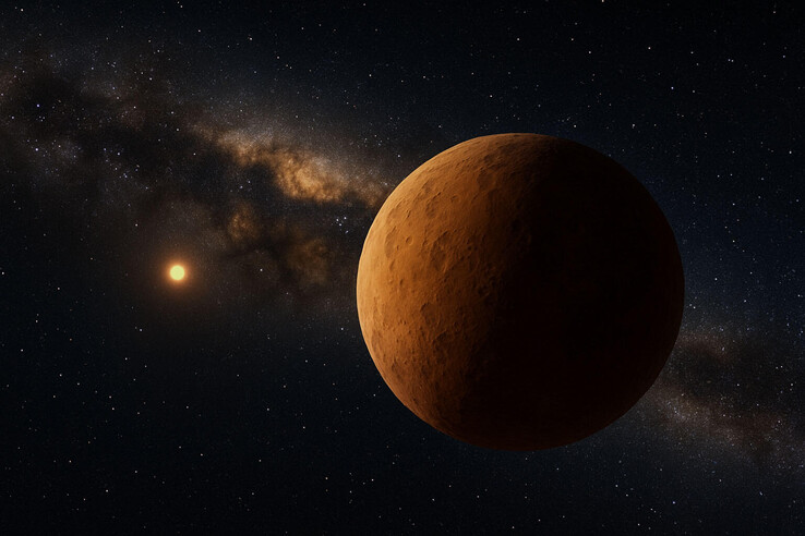 Künstlerische Illustration von Ammonit (Bildquelle: KI-generierte Illustration von Ying-Tung Chen (ASIAA))