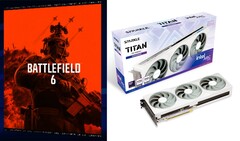 Die Intel Arc B580 kann aktuell zum Bestpreis bestellt werden, inklusive Battlefield 6. (Bildquelle: Intel, bearbeitet)