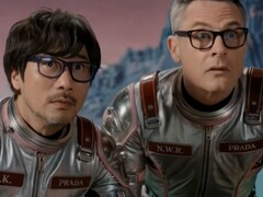 Nicolas Winding Refn und Hideo Kojima in einem KI-generierten Prada-Werbespot