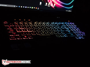 individuelle Einstellbarkeit von vier RGB-Zonen