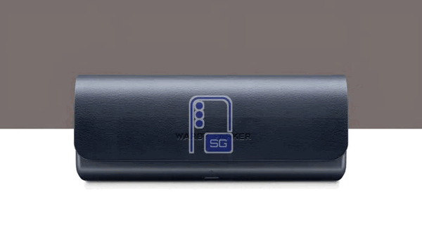 Das Ladeetui von Warby Parker für die Galaxy Glasses.