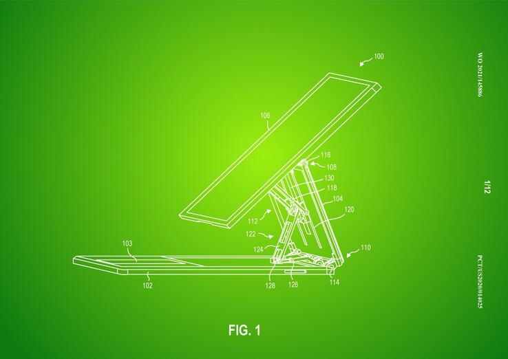 Microsoft hat das Design des potentiellen Surface Book 4 bereits patentiert. (Bild: Microsoft, bearbeitet)