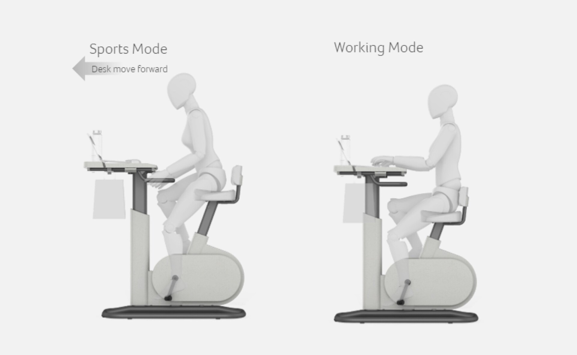 Acer eKinekt Bike Desk erzeugt bis zu 75 Watt zum Laden von Laptops