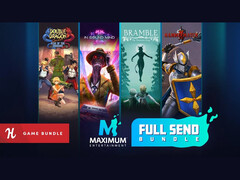 Humble Bundle-Banner mit einer Auswahl von Spielen des neuen Maximum Entertainment Bundles (Bildquelle: Humble Bundle)
