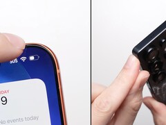 iPhone 17 Pro Max gegen Galaxy S25 Ultra im Drop-Test aus einem Meter Höhe (Bildquelle: PhoneBuff via YouTube)