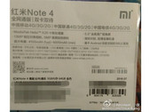 Die Verpackung eines angeblichen Xiaomi Redmi Note 4 verrät Details.