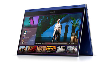 Das Galaxy Book Flex2 Alpha kann auch als Tablet verwendet werden (Bild: Samsung)