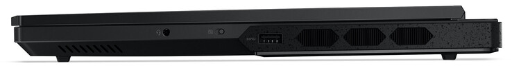 Rechte Seite: Audiokombo, Ein-/Ausschalter Webcam, USB 3.2 Gen 1 (USB-A)