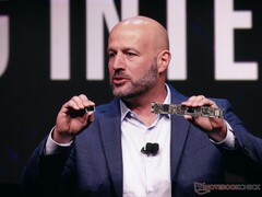 Mehr als einen kurzen Teaser zu Tiger Lake gab es auf der Pressekonferenz nicht. (Bild: Notebookcheck)