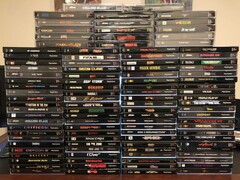 Eine Sammlung von PlayStation 1 Spielen