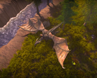 In-Game-Screenshot aus Wild Terra 2: New Lands – ein Drache am Flussufer. (Bildquelle: Wild Terra 2)