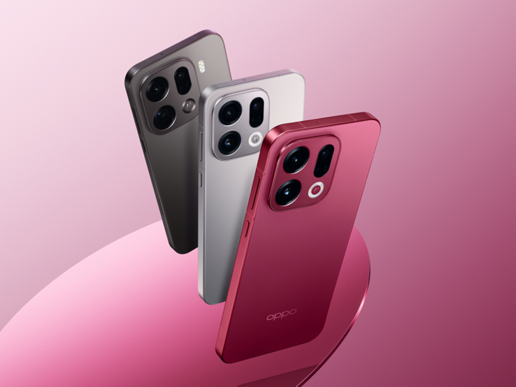 Alle drei Farben des Oppo Find X9. Auch das rote Modell kommt nach Europa, aber nicht als Pro-Modell. (Bildquelle: Oppo)