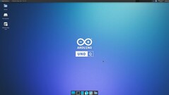 Nutzbar ist ein Linux-Desktop (Bildquelle: Notebookcheck)