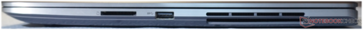 Rechts: SD-Kartenslot, USB-A (10 GBit/s)