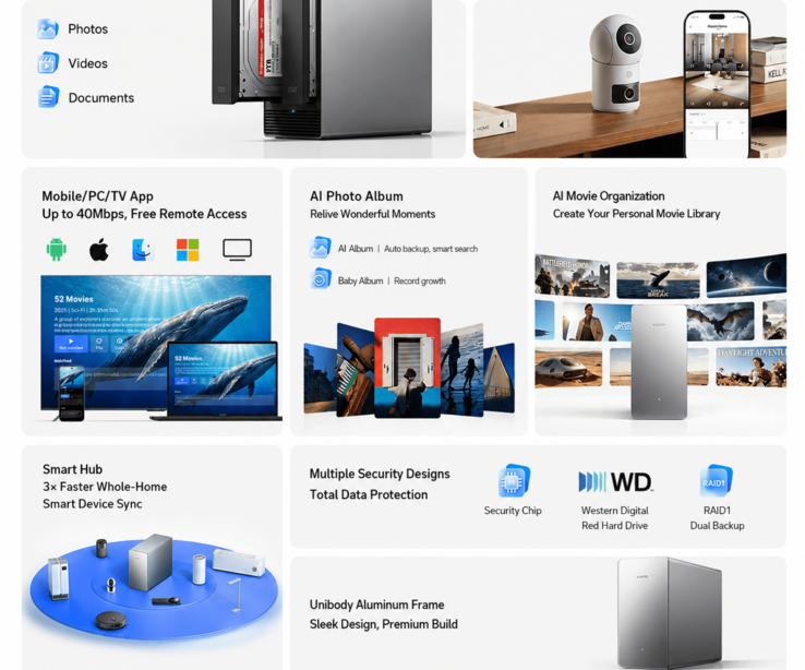 Highlights des Xiaomi-NAS