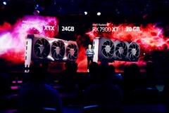 AMDs leistungsstärkste Grafikkarte konkurriert mit der Nvidia GeForce RTX 4080, nicht mit der RTX 4090. (Bild: AMD)