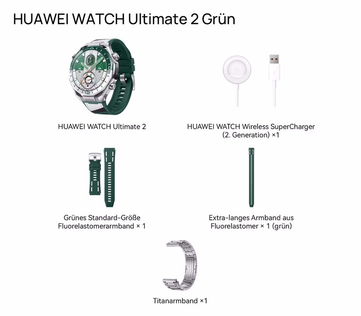 Geliefert wird die Uhr mit insgesamt drei Armbändern