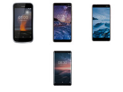 Die neuen HMD-Global-Smartphones Nokia 1, 6, 7 Plus und 8 Sirocco sind vorbestellbar