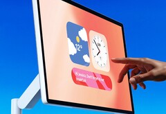 Samsung packt einen Touchscreen samt Akku auf einen Standfuß. (Bildquelle: Samsung)