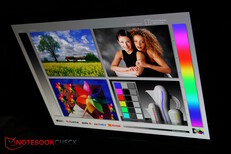 Schräg von oben rechts