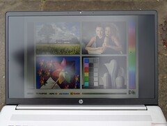 Draußen bei starker Bewölkung