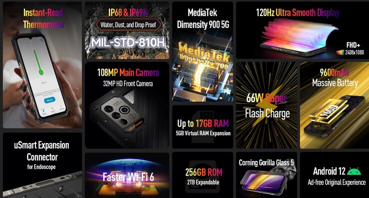 Power Armor 18: Ulefone verspricht viele Funktionen