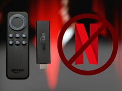 Netflix-Support-Ende für Fire TV der ersten Generation (Bildzusammenschnit von Fire-TV Stick and Remote - www.hdmi-experte.com - via Wikimedia Commons)