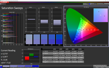 CalMAN  - Sättigung