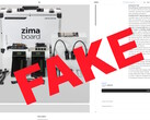 Fake-Shop für Zimaprodukte