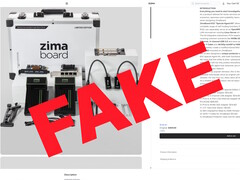 Fake-Shop für Zimaprodukte
