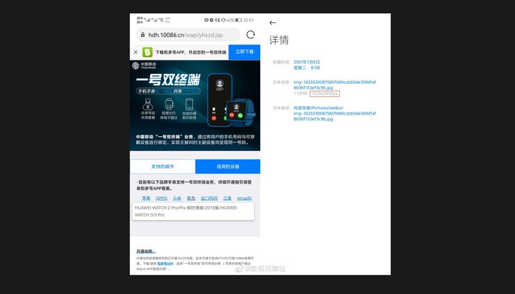 Dieser Screenshot soll von einem Huawei P50 Pro stammen. (Bild: Bruce Lee, Weibo)