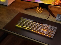 Mit der K70 Max präsentiert Corsair die erste Tastatur mit magnetischen Hall-Effekt-Schaltern. (Bild: Corsair)