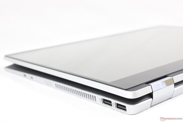 Durch die eingeschränkten Blickwinkel des TN-Panels ist der Tablet-Modus fast nicht zu gebrauchen