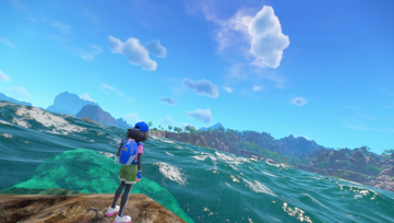 Auch unter Wasser soll es in Pokémon Winds and Waves jede Menge zu entdecken geben. (Im Bild: Ein Screenshot von Pokémon Winds and Waves.)